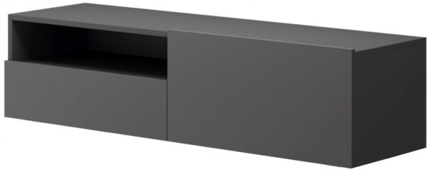 Έπιπλο τηλεόρασης Κρεμαστό 02109-ENJ-g Γραφίτης 120x30x37cm