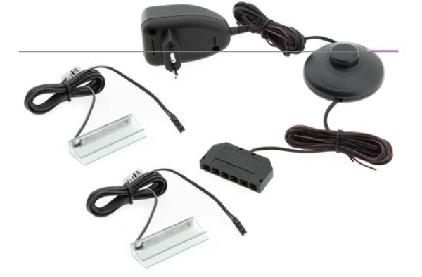 Φωτισμός επίπλου: 2 Led ραφιού με μετασχηματιστή 36111-TM-L Χρώμα μπλε