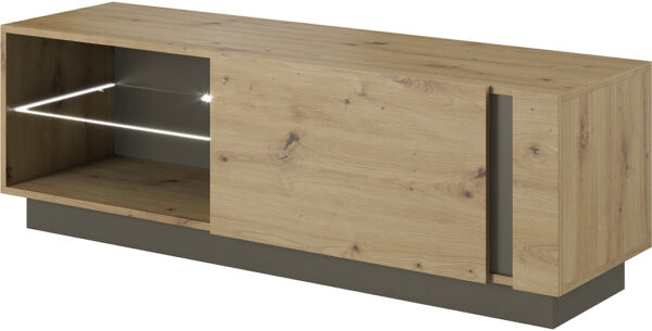 Έπιπλο τηλεόρασης 36146-ARC-STV Artisan+Γραφίτης 138,1×45,5x40cm