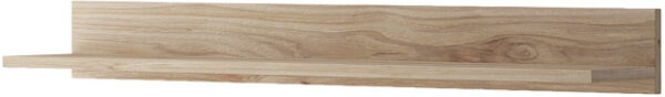 Ράφι τοίχου Basic Χρώμα: Jackson Hickory +Γραφίτης 104X12X19 cm