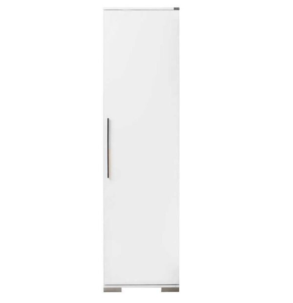 Ντουλάπα ADR-408-PP Diamond Λευκό+Λευκό High Gloss  50x187x35