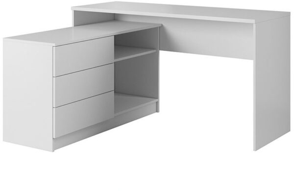 Γραφείο ΤΕΟ Λευκό 138x76x50,4-110cm