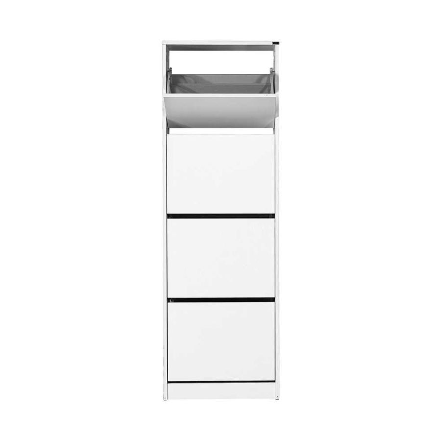 Παπουτσοθήκη SHC-340 Flat Λευκό 51x157x26cm