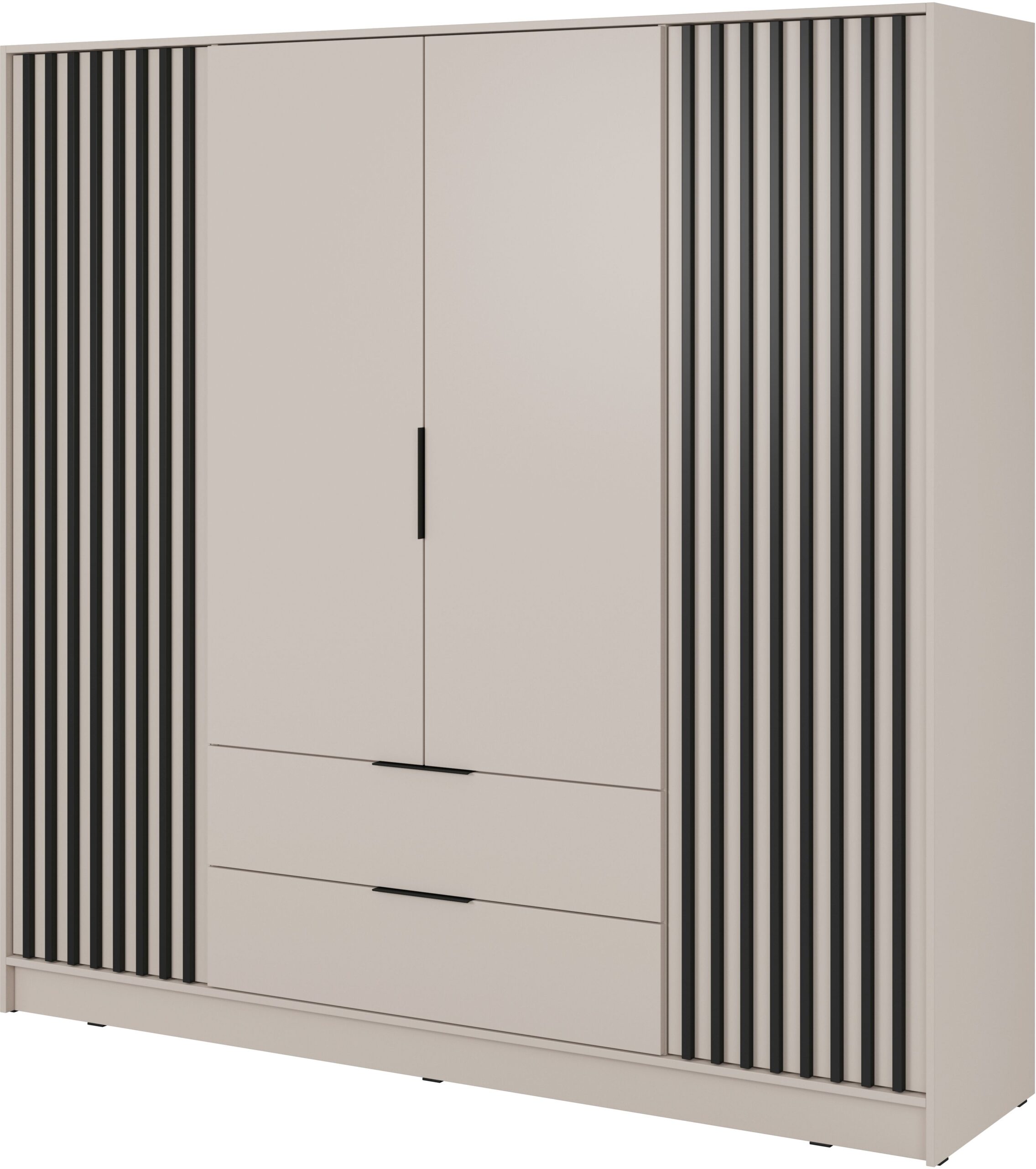 Nτουλάπα Τετράφυλλη Nelly Λευκό Kazmir 206x200x51cm