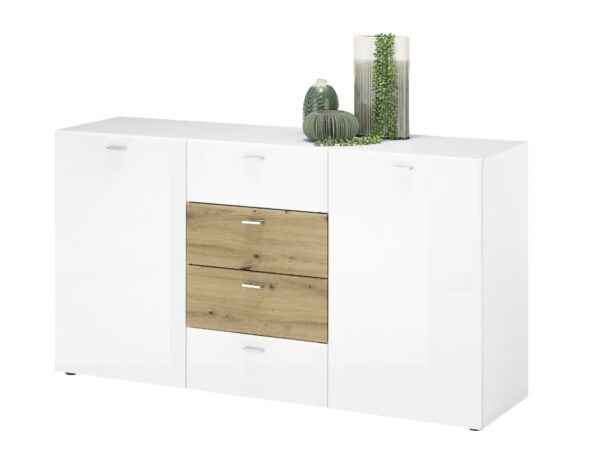 Μπουφές SARI με συρτάρια λευκό 150x81x40 (MxYxB)