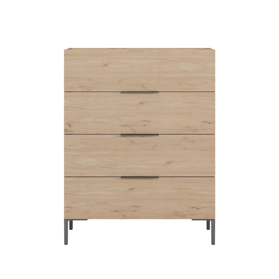 Συρταριέρα SFN-1740-FF Oryana Φυσικό Florida 80x104x44cm